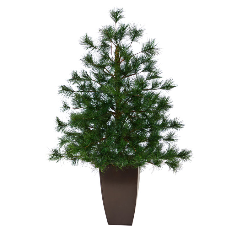 Primrue Faux Pine Tree in Pot Wayfair